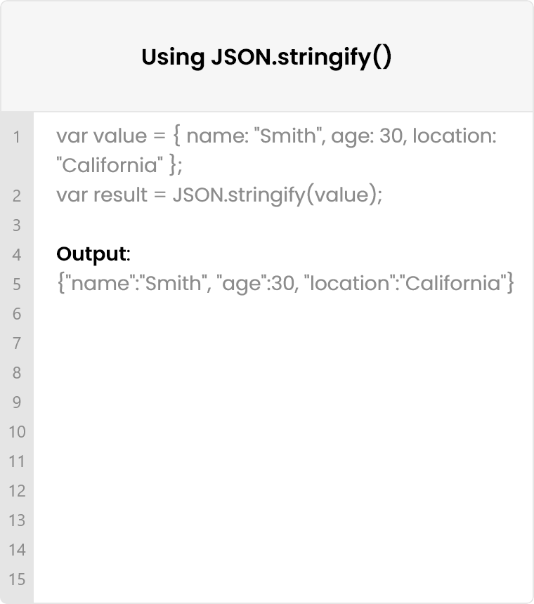 convert string to json